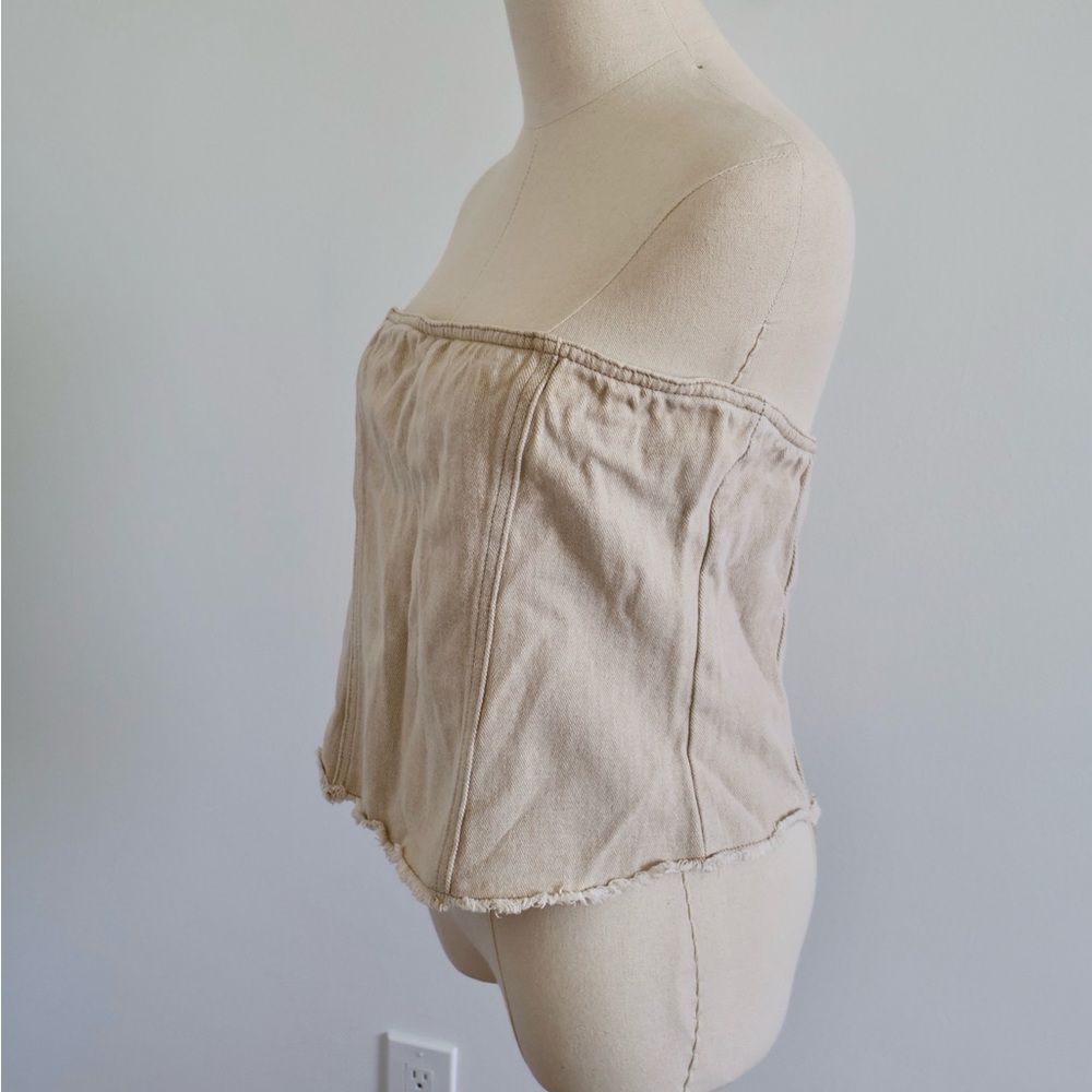 Superdown Revolve Domonique Strapless Denim Top I… - image 6